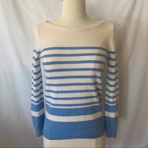 Talbots striped wool sweater